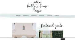 Desktop Screenshot of hollys-house.com